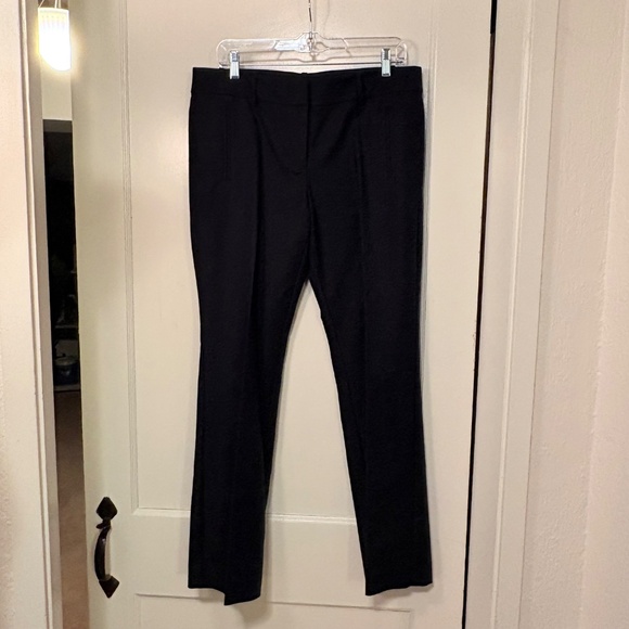 ANN TAYLOR Cotton Stretch Navy Trousers/Pants, New Without Tags, Size 10 - Picture 2 of 4